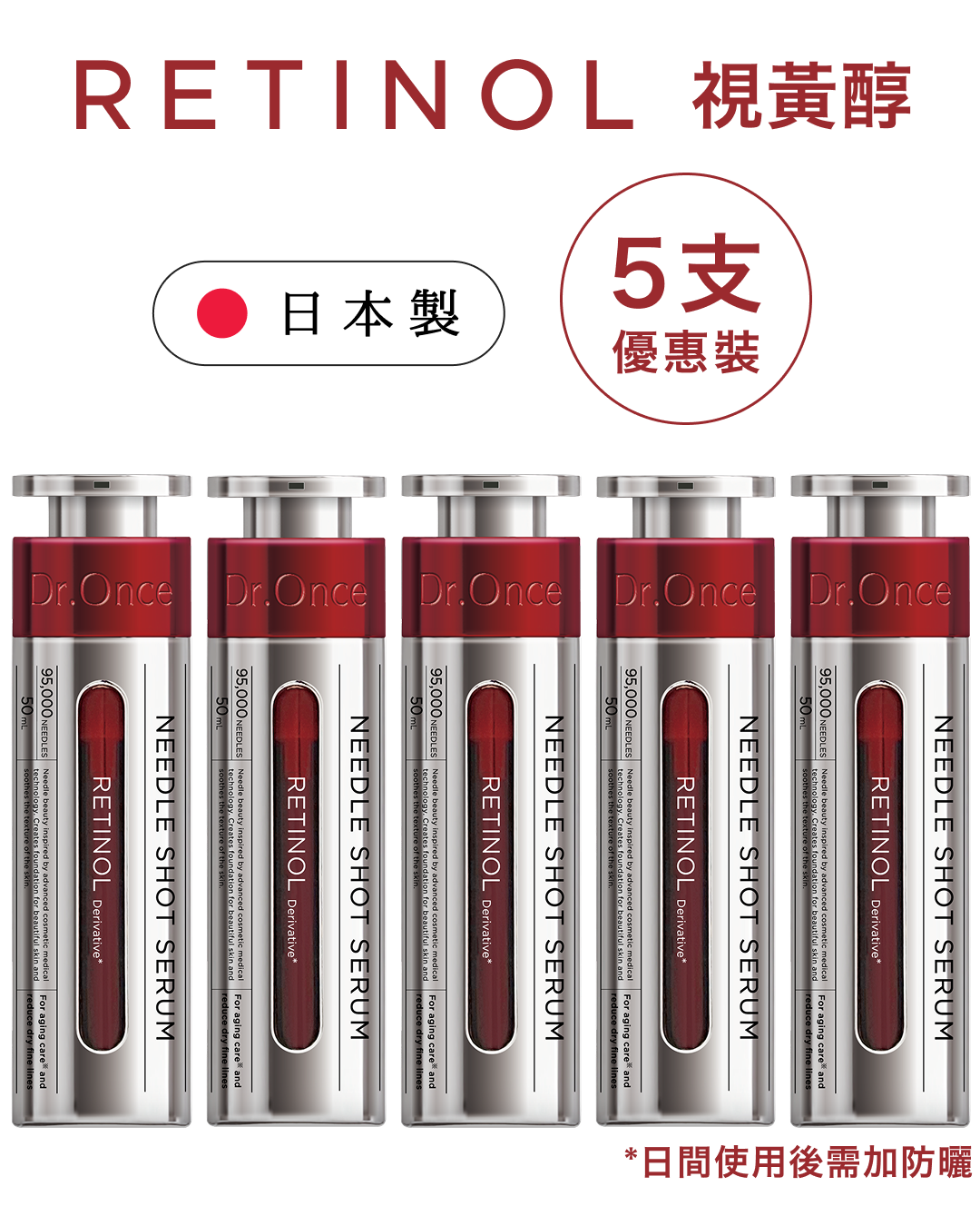 Retinol Topical Microneedle Serum (Free shipping on orders of 3 or more)