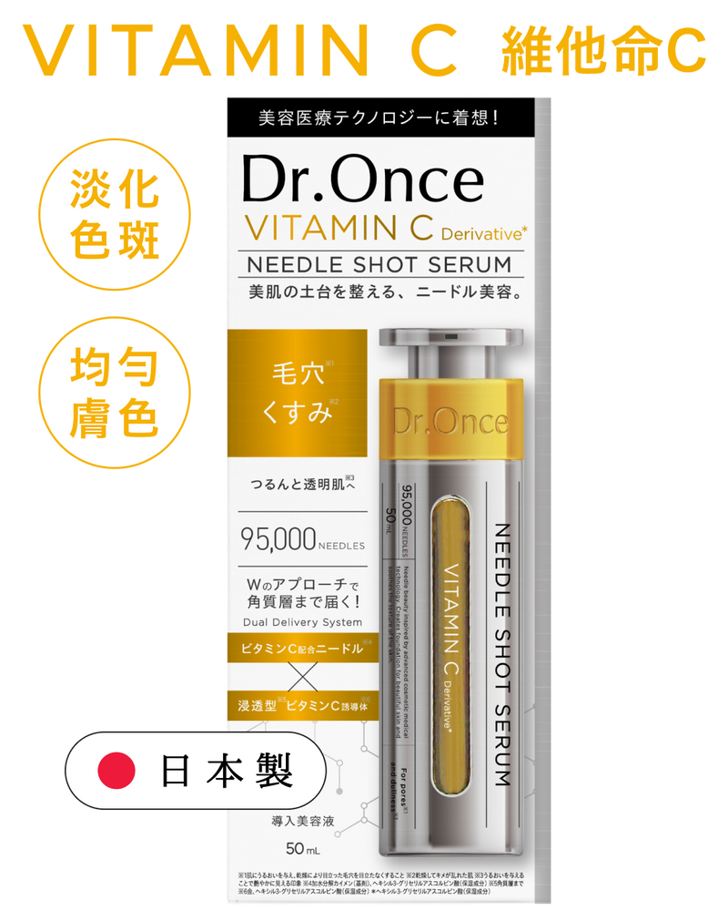 Vitamin C 維他命C塗抹式水光微針精華 (買滿3支免運費)