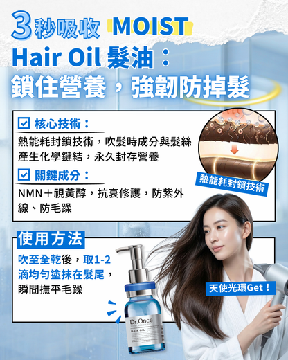 Dr.Once 醫美級防脫髮修護保濕護髮油
