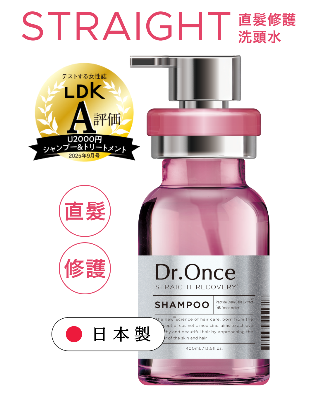 Dr.Once 直髮修護洗頭水